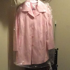 Pink pea coat